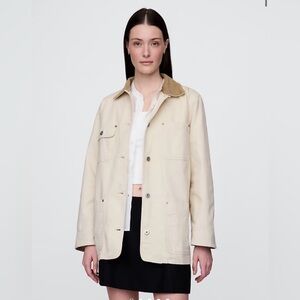 Gap Corduroy Collar Gorpcore Canvas Barn Chore Work Coat NWT LT